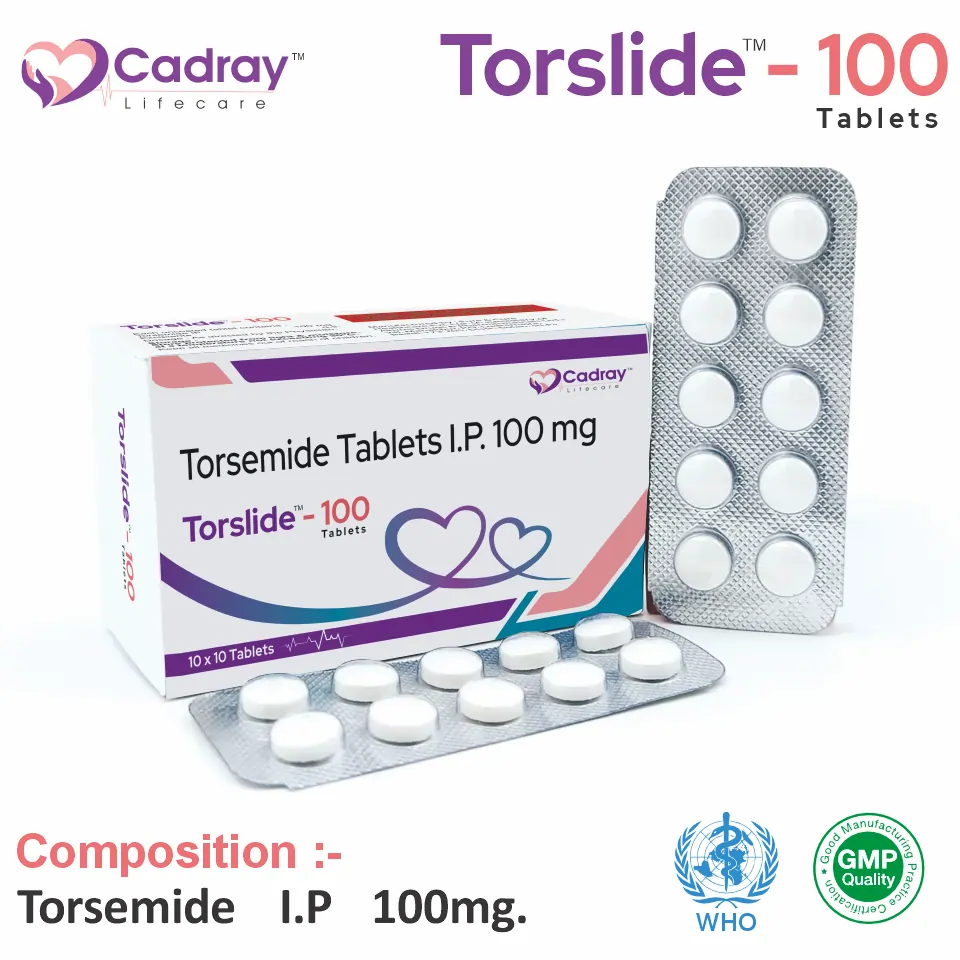 Torsemide 100mg Tablet | Best Price for PCD Pharma Franchise in Diuretics Segment